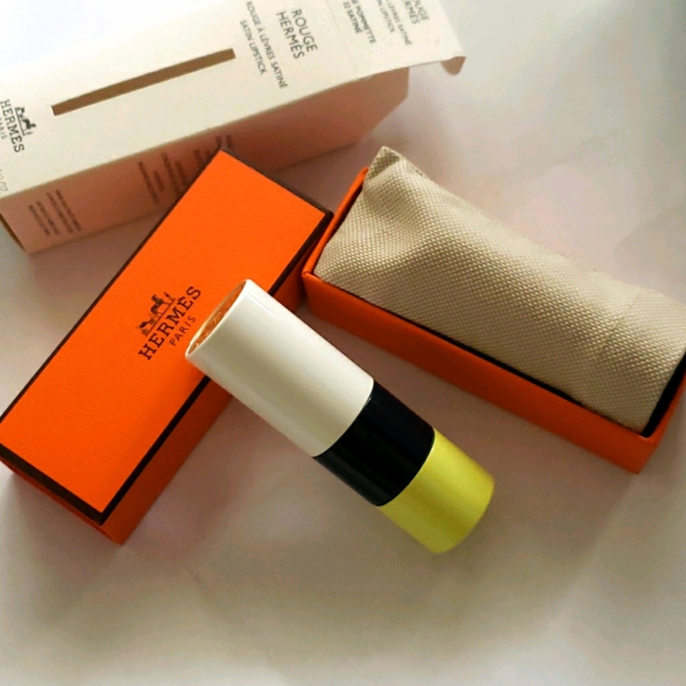 Rouge Hermes, Satin lipstick, Rose pommette
